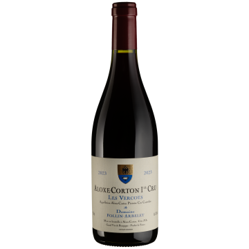 Вино Domaine Follin Arbelet Aloxe-Corton 1er Cru Les Vercots / Алос-Кортон Прем'єр Крю Лє Верко 2023, червоне сухе, 0.75 л