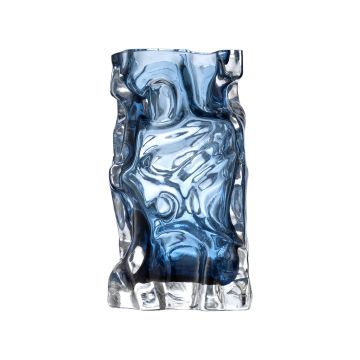 Ваза скляна темно-синя Ice, Pols Potten