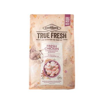 Корм для котів сухий повнораціонний з куркою 1,8кг True Fresh, Carnilove