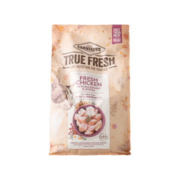 Корм для котів сухий повнораціонний з куркою 4,8кг True Fresh, Carnilove