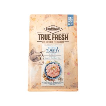 Корм для котів сухий повнораціонний з індичкою 340г True Fresh, Carnilove