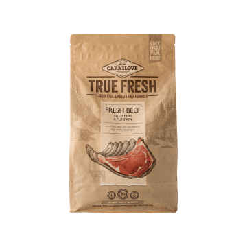 Корм для собак сухий повнораціонний з яловичиною 1,4кг True Fresh, Carnilove