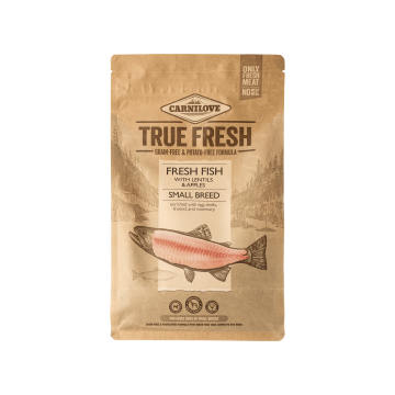 Корм для собак малих порід сухий повнораціонний з рибою 1,4кг True Fresh, Carnilove