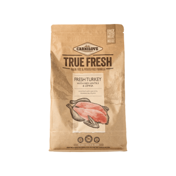 Корм для собак сухий повнораціонний з індичкою 1,4кг True Fresh, Carnilove