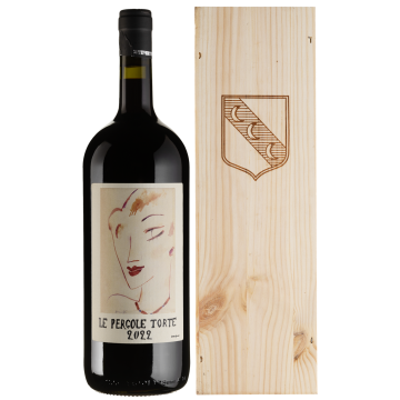 Вино Montevertine Le Pergole Torte, wooden box / Ле Перголе Торте, дерев'яна коробка 2022, червоне сухе, 1.5 л