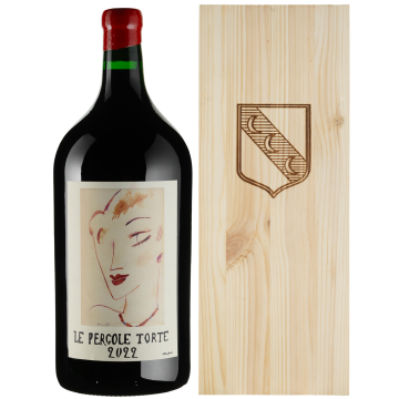 Вино Montevertine Le Pergole Torte, wooden box / Ле Перголе Торте, дерев'яна коробка 2022, червоне сухе, 3 л