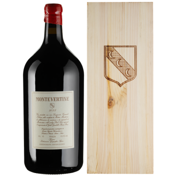 Вино Montevertine Montevertine, wooden box / Монтевертіне, дерев'яна коробка 2022, червоне сухе, 3 л