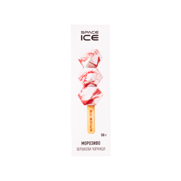 Морозиво вершкове та сорбет "Чорниця" 7,72% 50г, Space Ice