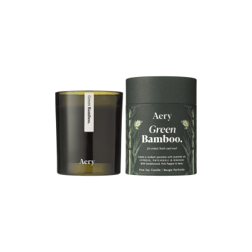Свічка ароматична "Зелений бамбук" 200г Botanical, Aery Living