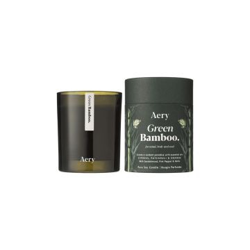 Свічка ароматична "Зелений бамбук" 200г Botanical, Aery Living