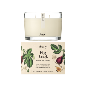 Свічка ароматична 3-ґнітова "Листя інжиру" 450г Botanical, Aery Living