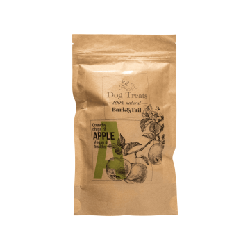 Корм для собак додатковий ласощі натуральні яблуко 40г, Bark&Tail