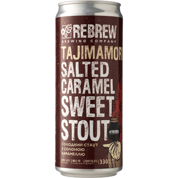 Пиво Rebrew Rebrew Tajimamori Salted Caramel Sweet Stout, 0.33 л
