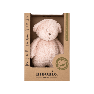 Іграшка дитяча Ведмедик співаючий з нічником Rose, Moonie Europe