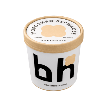 Морозиво вершкове 11% 375мл/250г, Bakehouse