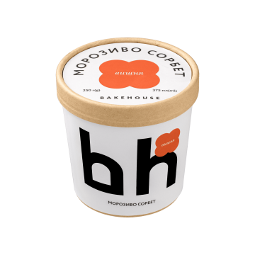 Морозиво сорбет Вишня 375мл/250г, Bakehouse