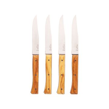 Набір ножів з ручкою з оливи 13см (4шт. в пак) Facette, Opinel