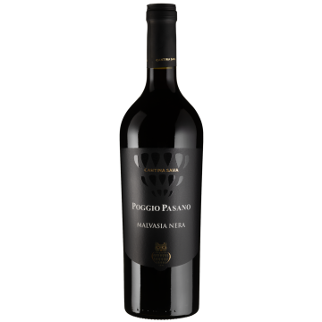 Вино Cantina Sava Malvasia Nera Poggio Pasano / Мальвазія Нера Поджо Пазано, червоне сухе, 0.75 л
