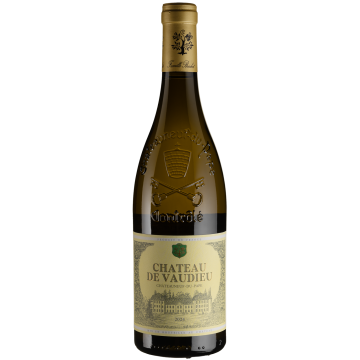 Вино Famille Brechet Chateauneuf-du-Pape Chateau de Vaudieu / Шатонеф-дю-Пап Шато де Водью 2024, біле сухе, 0.75 л