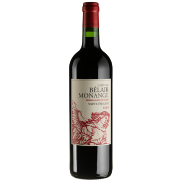 Вино Chateau Bel-Air Monange Bel-Air Monange / Бель-Ер Монанж 2008, червоне сухе, 0.75 л