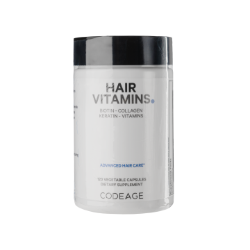 Дієтична добавка в капсулах Вітаміни для волосся 120шт, Hair Vitamins, Codeage