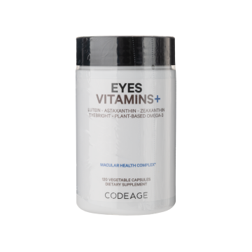 Дієтична добавка в капсулах Вітаміни для очей 120шт, Eyes Vitamins, Codeage