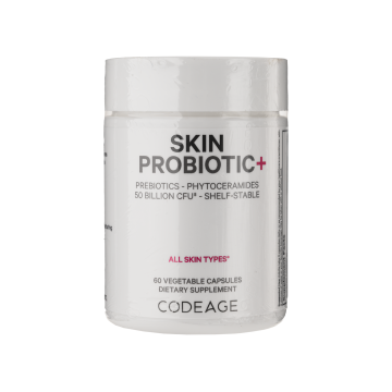 Дієтична добавка в капсулах Пробіотик для шкіри 60шт, Skin Probiotic, Codeage