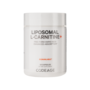 Дієтична добавка в капсулах Ліпосомальний L-Карнітин+ 90шт, Liposomal L-Carnitine+, Codeage