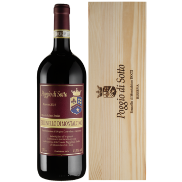 Вино Poggio di Sotto Brunello di Montalcino Riserva / Брунелло ді Монтальчино Різерва 2019, червоне сухе, 1.5 л