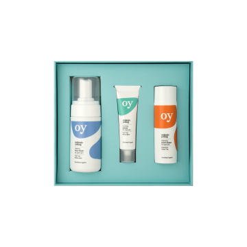 Набір засобів для чистої шкіри 50мл, 100мл, 30мл (3шт в пак) Clear Skin Organic Young, Green People
