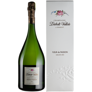 Шампанське Champagne Diebolt-Vallois Fleur de Passion, gift box / Фльор де Пассьон, подарункова коробка 2014, біле, 1.5 л