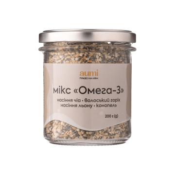 Мікс насіння “Омега-3 Бустер" 200г, АУМІ