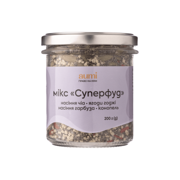 Мікс насіння “Суперфуд" 200г, АУМІ