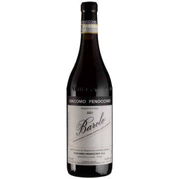 Вино Giacomo Fenocchio Barolo / Бароло 2021, червоне сухе, 0.75 л