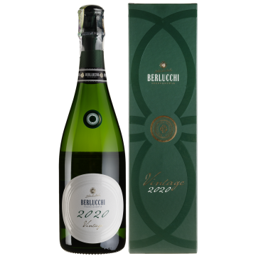 Ігристе Guido Berlucchi Franciacorta, gift box / Франчакорта, подарункова коробка 2020, біле, 0.75 л
