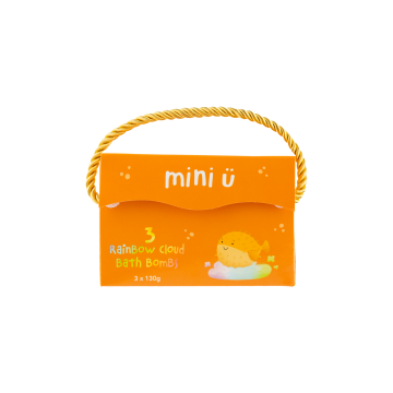 Набір бомбочок для ванни (3шт в пак) 3х130г, Mini U