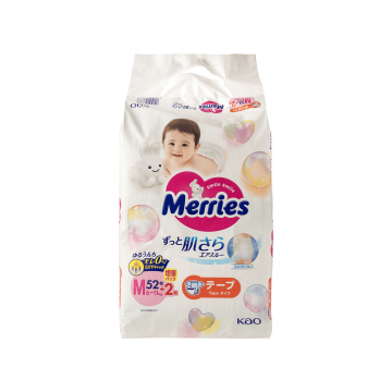 Підгузки М (6-11кг) 54шт Merries, KAO