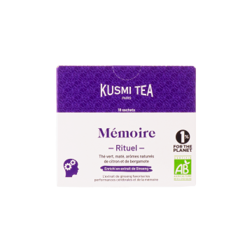 Суміш чаїв Меморі ритуал органічний 18х2г, Kusmi Tea