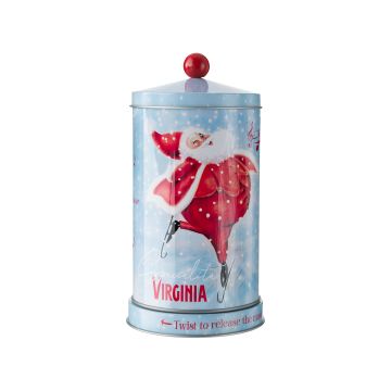 Панетоне традиційний міні (в блакитній металевій коробці) 100г, Amaretti Virginia