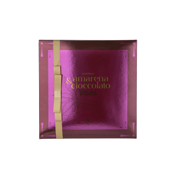 Панетоне з чорною вишнею та шоколадом 900г, Amaretti Virginia