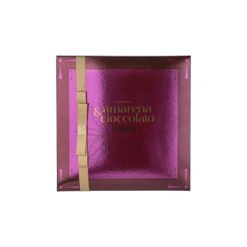 Панетоне з чорною вишнею та шоколадом 900г, Amaretti Virginia