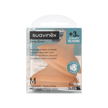 Соска антиколікова середній потік (з народження) Zero.Zero, Suavinex