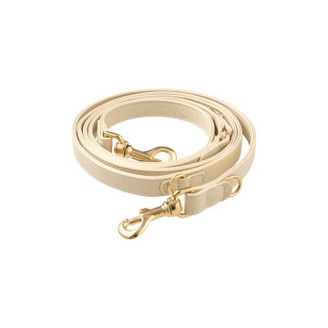 Повідець шкіряний білий розмір L - 2,0, Perro Collection