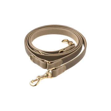Повідець шкіряний Спешл Едішн бежевий розмір L - 1,5, Perro Collection