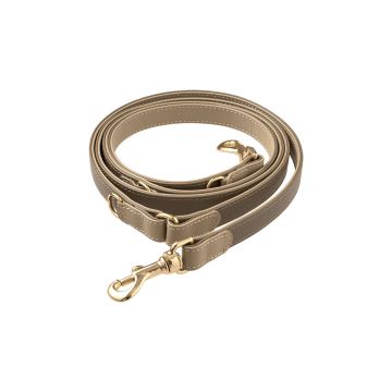 Повідець шкіряний Спешл Едішн бежевий розмір L - 1,5, Perro Collection