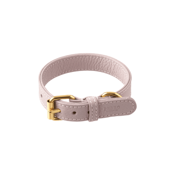 Нашийник шкіряний для собак ліловий розмір 30, Perro Collection