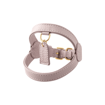 Шлея шкіряна для собак лілова розмір M, Perro Collection