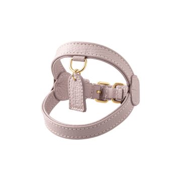 Шлея шкіряна для собак лілова розмір M, Perro Collection