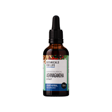 Дієтична добавка Ашваганди рідкий екстракт без спирту 50мл, Botanicals For Life