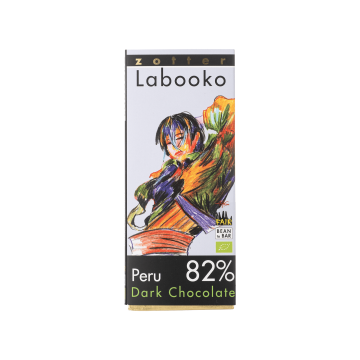 Шоколад темний Перу 82% органічний 70г Labooko, Zotter